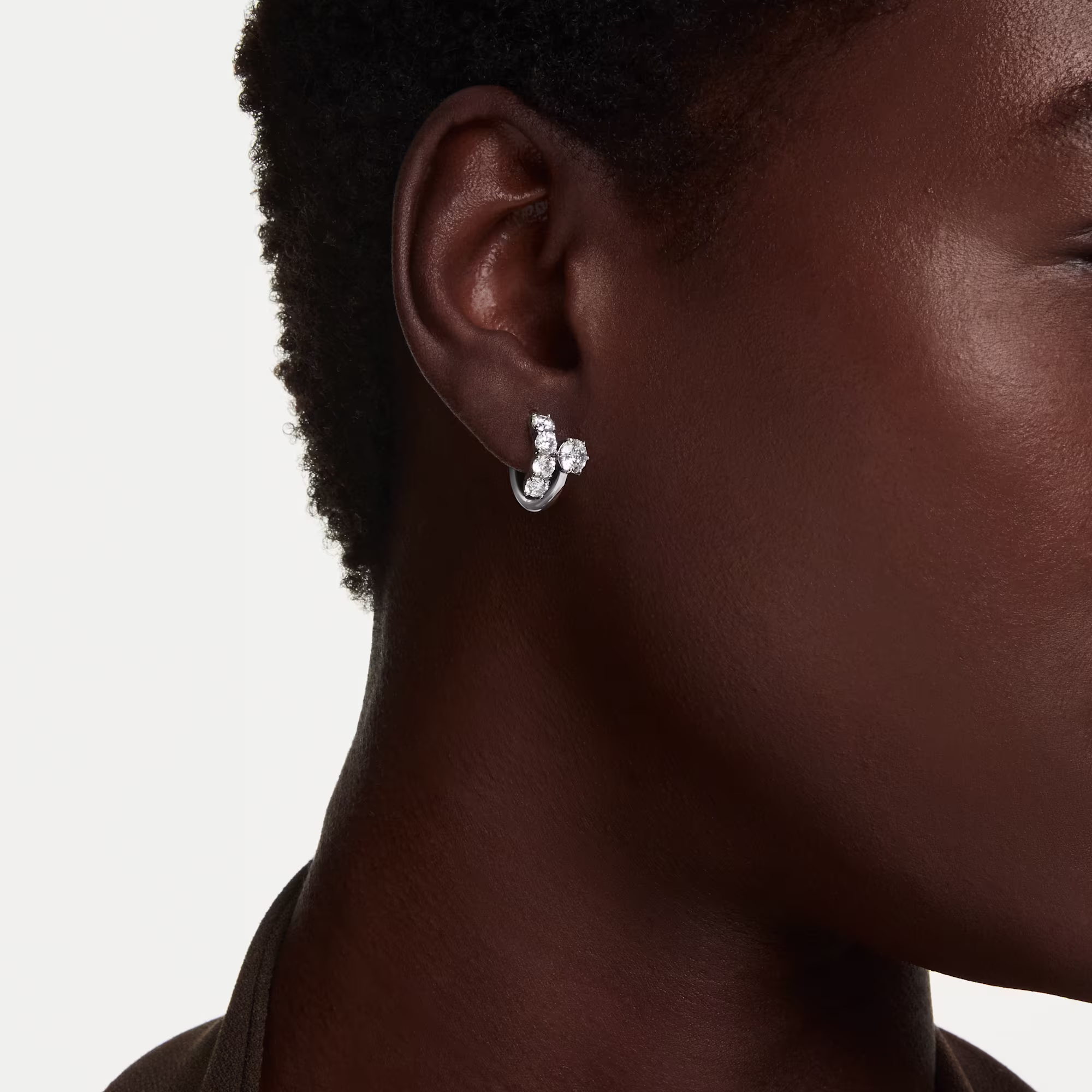 Matrix hoop earrings